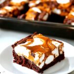 Ultimate Swirl Brownies: Peanut Butter & Marshmallow Bliss! 🍫🥜